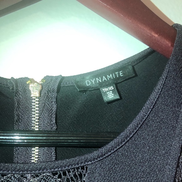 Dynamite purple lace peplum blouse - Picture 4 of 4